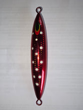 Load image into Gallery viewer, Mega Glow Crimson Red Polka Dot Lazer Bomb
