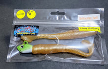 Load image into Gallery viewer, 6" "SALT" Mega Glow Squiddly w/ Glow Head