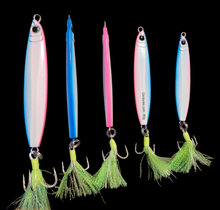 Load image into Gallery viewer, *MEGA GLOW* Katy Perry Giro Darter Rigged Treble Hook