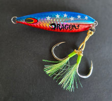 Load image into Gallery viewer, Giro Lures Mega Glow DRAGON "Blue and Red"