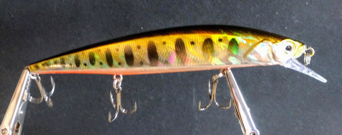 140 Giro Holographic Perch w/ Pink Belly Jerkbait