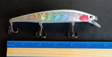 Load image into Gallery viewer, 140 Giro Holographic Silver Bleeder Jerkbait

