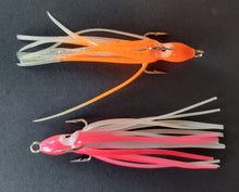 Load image into Gallery viewer, Squid Rig &quot;NUCLEAR GLOW&quot; Pink &amp; Orange

