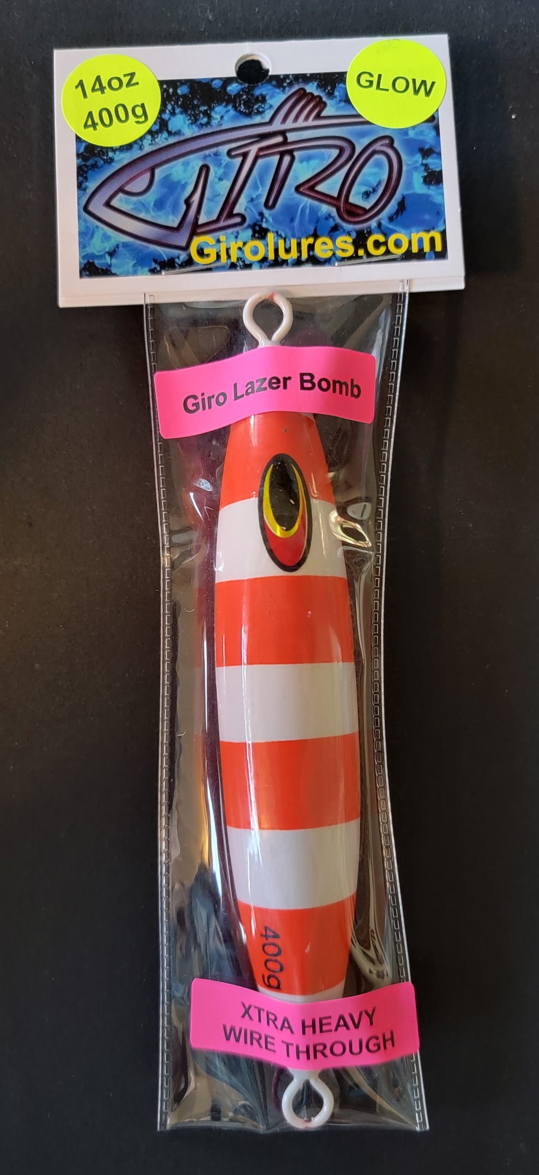 Mega Glow Cherry Bomb – Giro Custom Lures