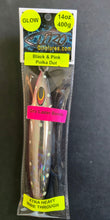 Load image into Gallery viewer, Mega Glow Black &amp; Pink Polka Dot Lazer Bomb
