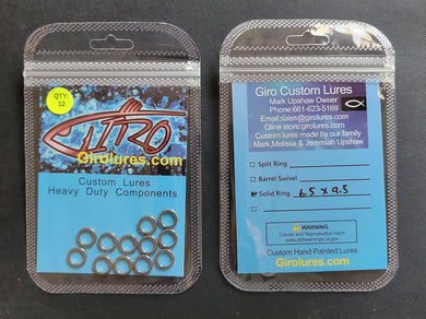 6.5x9.5mm Giro Solid Ring