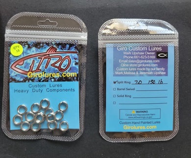 7.0/150lb Giro Split Ring