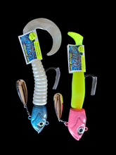 Load image into Gallery viewer, *MEGA GLOW* Giant Guppy Underspin Jig 
