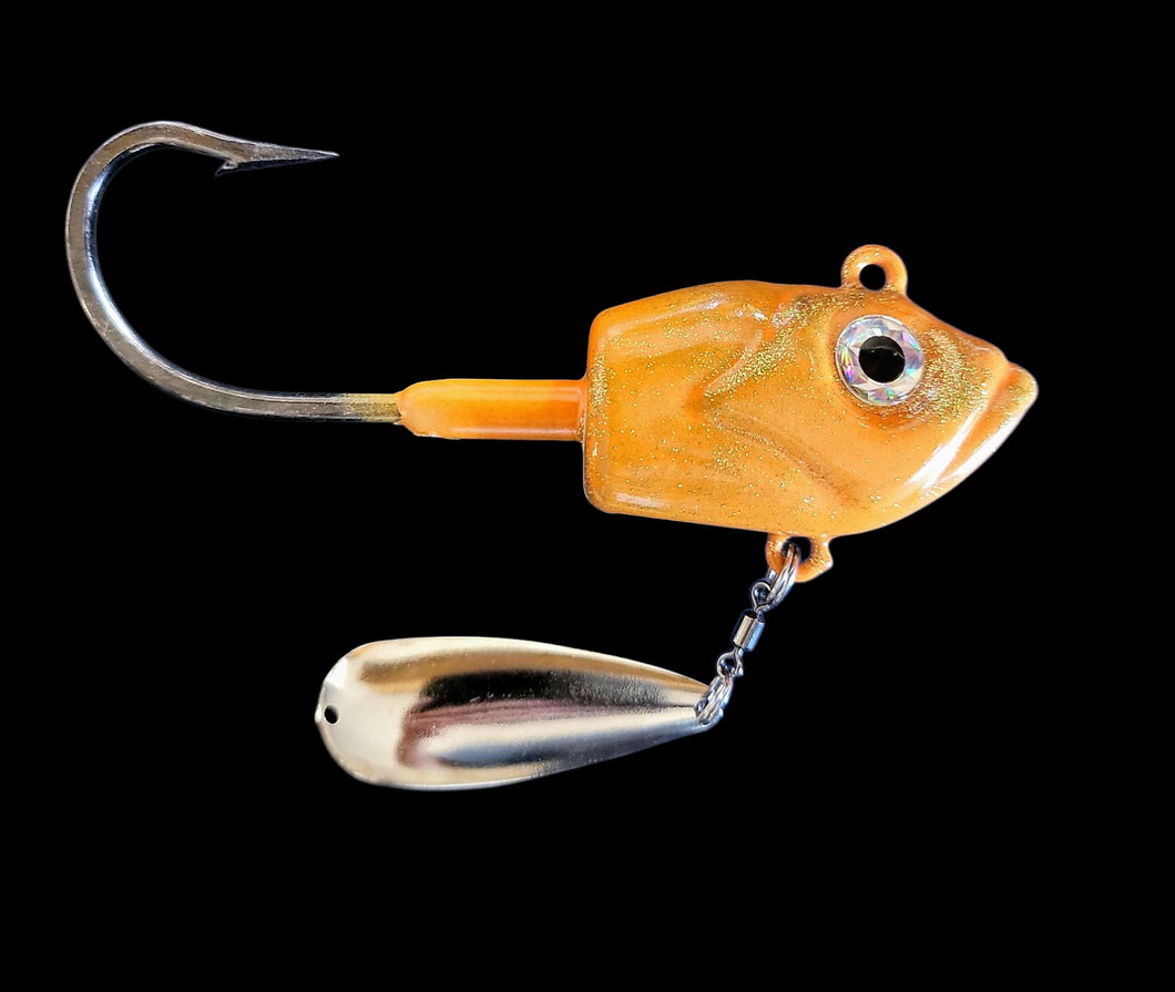 *MEGA GLOW* Giant Guppy Underspin Habanero