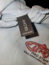 Load image into Gallery viewer, Original Giro Lures Pro Staff Light Blue Hoodie
