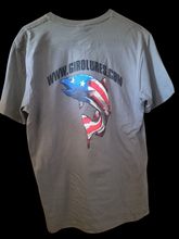 Load image into Gallery viewer, Original Giro Lures Pro Staff Short Sleeve Charcoal T Shirts
