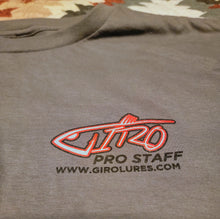 Load image into Gallery viewer, Original Giro Lures Pro Staff Short Sleeve Charcoal T Shirts

